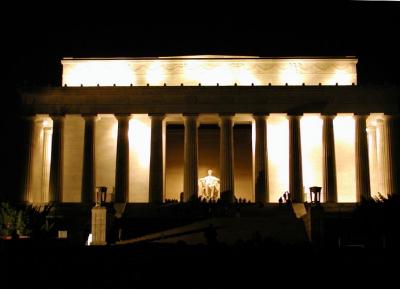 Lincoln Memorial at 9 PM