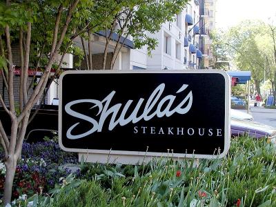 Shula's Steak House Sign
