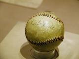 Babe Ruth autographed baseball at the Smithsonian