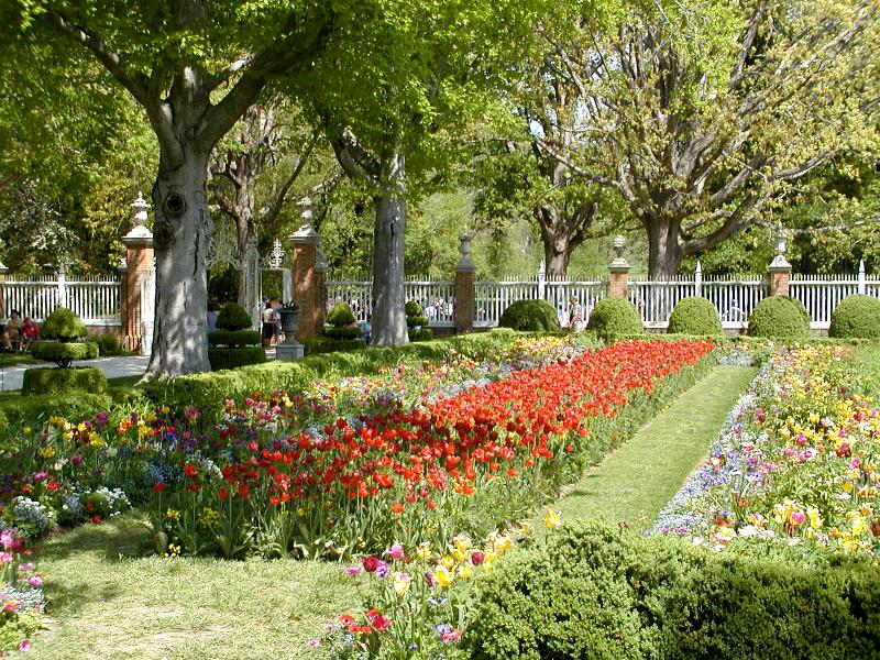 Garden behind the Governors Mansion