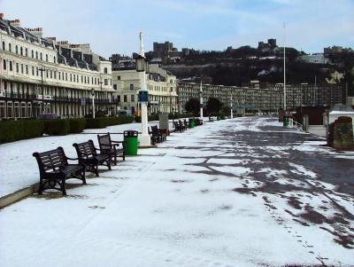 Snowy Promenade