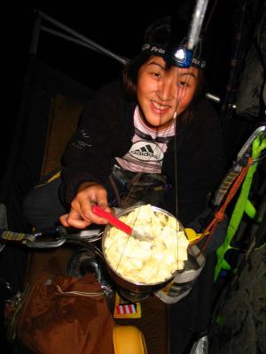 Dinner at midnight!