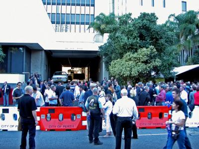 Anzac House, After Parade - 2