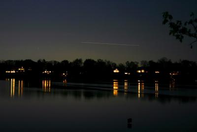 Lake at night