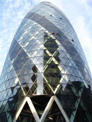 The Gherkin (*) in London by Hassan Abba