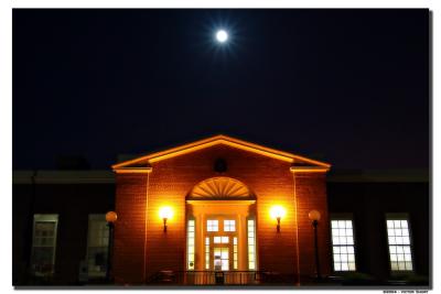Moon Over Post Officeby Victor Short