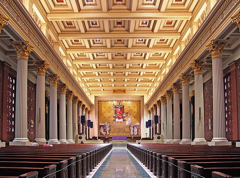 Inside of a greek Church by Ben Yuan