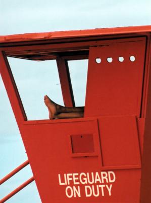 Lifeguard on duty