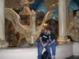 Forum fountain with us