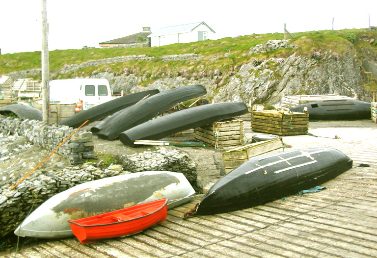 Boat dock near Castlegregory