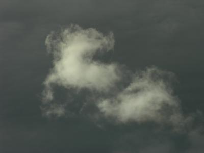 Cloud on a stormy day