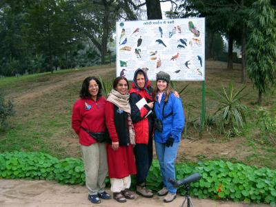 The girls!  at Lodhi Gardens on Feb. 1