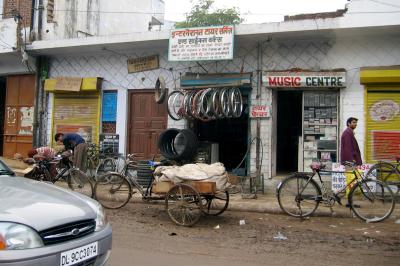 Storefronts in Delhi