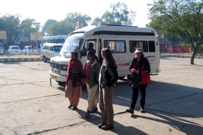 Our van in Agra