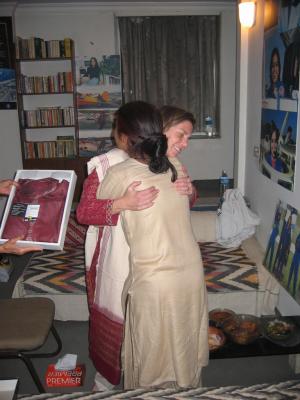 A hug from Deepa