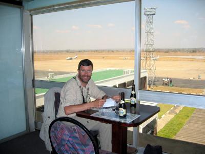 A lunch at Lusaka airport