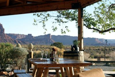 Dinner out on the porch