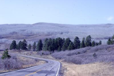 Entering Escalante Staircase National Monument (Boulder Mountain)