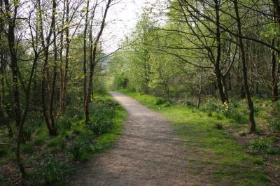 the path around Watergrove reservoir