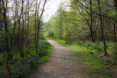 the path around Watergrove reservoir