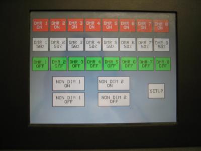 Temporary testing AMX touchpanel