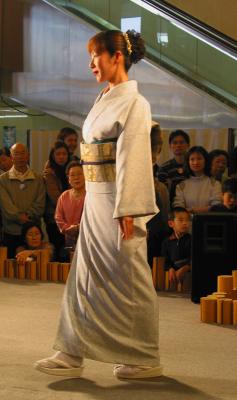 Model in a Japanese Fashion Show