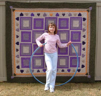 Kennedy's quilt + Kennedy