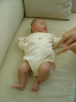 Using her legs to move
