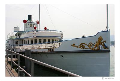 Passagierschiff am Brkliplatz