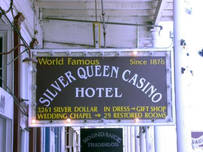 The Silver Queen Hotel, where they were married.