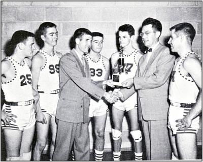 AHS 1953-1954 Basketball Starters