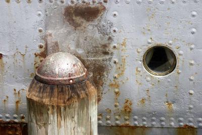 Decommissioned Naval vessel, Williamstown, Victoria, Australia.