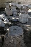 Archeological finds lie in piles in one corner of the Mount