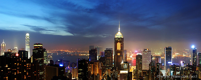 Skyscrapers in Hong Kong Island