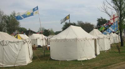 Tents at Great Western War