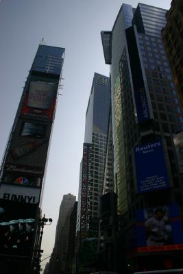 
Reuters building and Times Sq. to the south