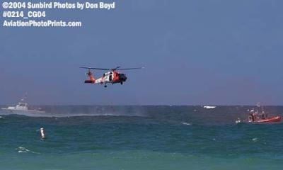2004 - Coast Guard HH-60J Jayhawk at the Air & Sea Show - Coast Guard and aviation stock photo #0214