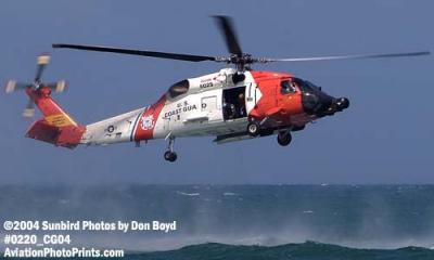 2004 - Coast Guard HH-60J Jayhawk at the Air & Sea Show - Coast Guard and aviation stock photo #0220