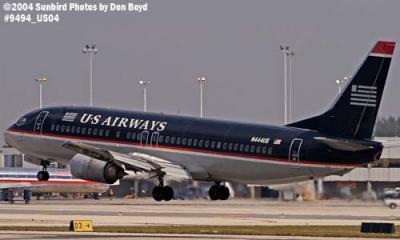 US Airways B737-4B7 N444US aviation stock photo #9494