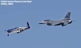 TF-51 Crazy Horse and USAF F-16 at Air & Sea practice show aviation air show stock photo #9986