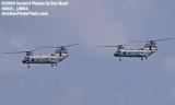 USMC CH-46E Sea Knights military aviation air show stock photo #0021