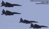 USAF F-15 Eagles at the Air & Sea Show military aviation stock photo #0042