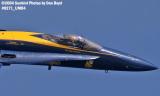 CDR Russell J. Bartlett, leader of the Blue Angels, in F/A-18 Hornet #1 military aviation air show stock photo #0271