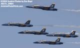 USN Blue Angels F/A-18 Hornets military aviation air show stock photo #0272