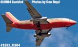 Final flight of Southwest Airlines B737-2H4 N87SW aviation airline stock photo #1551