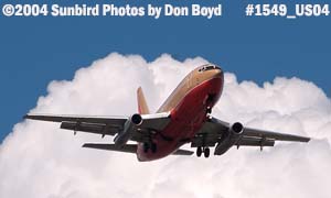 Final flight of Southwest Airlines B737-2H4 N87SW aviation airline stock photo #1549