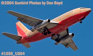 Final flight of Southwest Airlines B737-2H4 N87SW aviation airline stock photo #1550