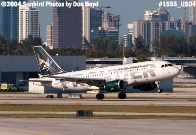Frontier Airlines A319-111 N913FR aviation airline stock photo #1555