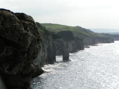 Cliffs from Dunluce Castle