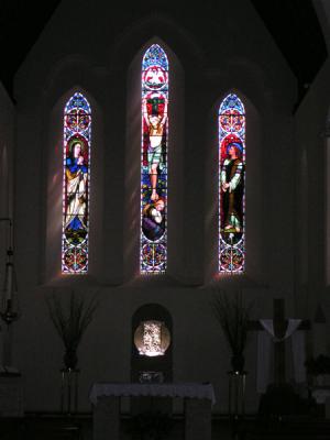 Window in St Kevin's Parish church